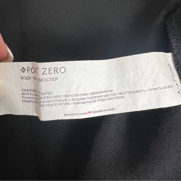 Point Zero Relaxed Fit Short Sleeve Blouse - Career/Casual - Black - Picture 3 of 7